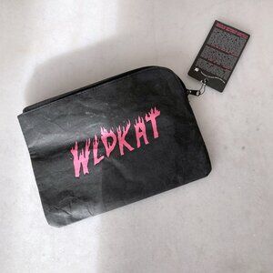 3/$20 - New! WldKat eco clean beauty black & pink makeup pouch / bag / travel